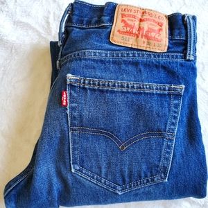 Levis 511 slim fit dark wash jeans 32x30